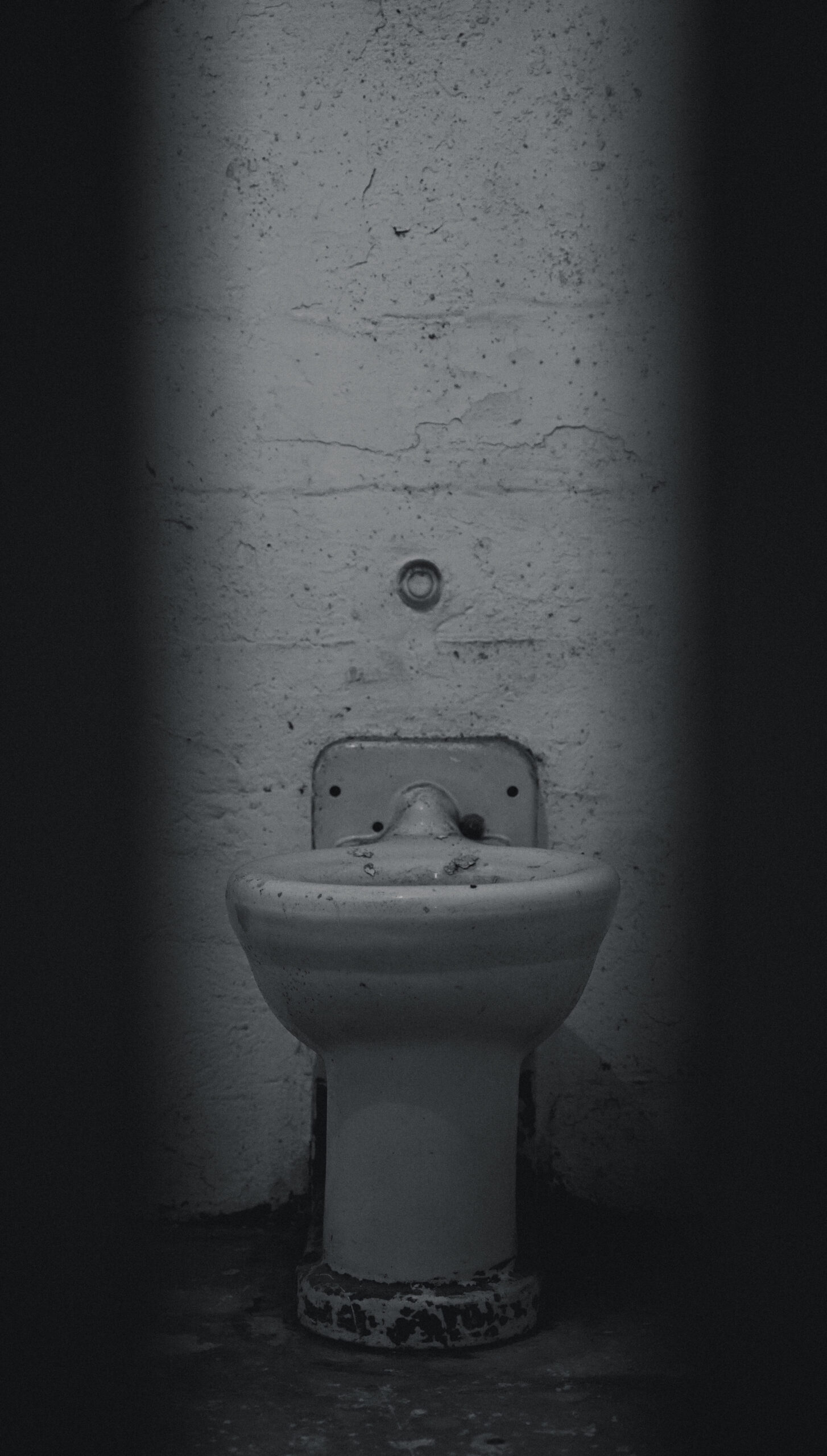 Alcatraz-Toilette-Monochrom-Fotostrecke